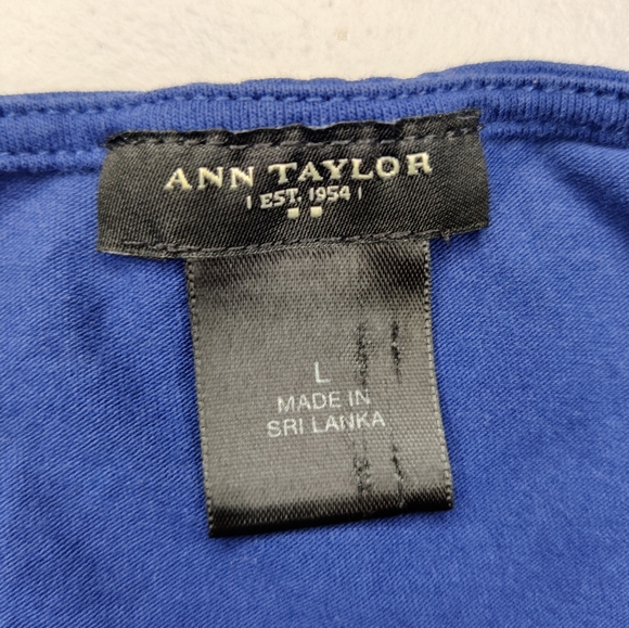 Ann Taylor Royal Blue Top - Picture 3 of 3